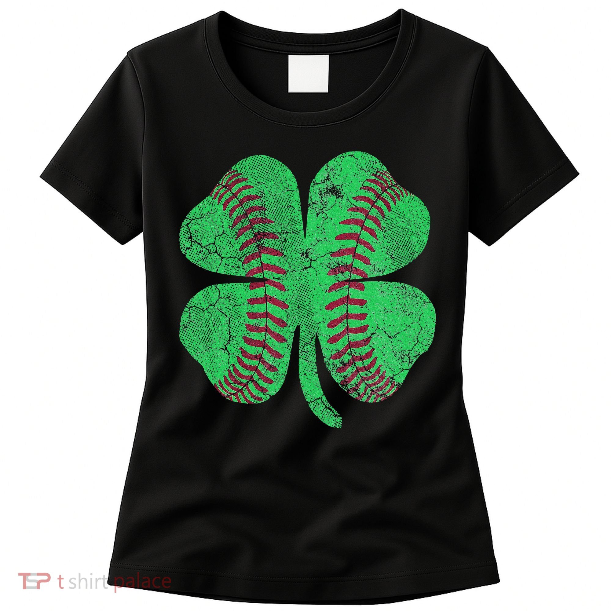 Baseball Shamrock St. Patrick's Day Saint Paddy's Women's T-Shirt