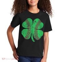 Baseball Shamrock St. Patrick's Day Saint Paddy's Kids T-Shirt thumb 2