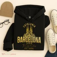 Barcelona Spain Souvenir Catalonia Hoodie thumb 4