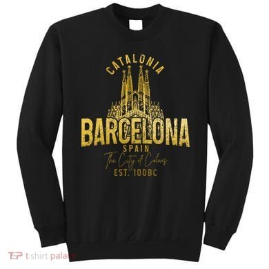 Barcelona Spain Souvenir Catalonia Sweatshirt