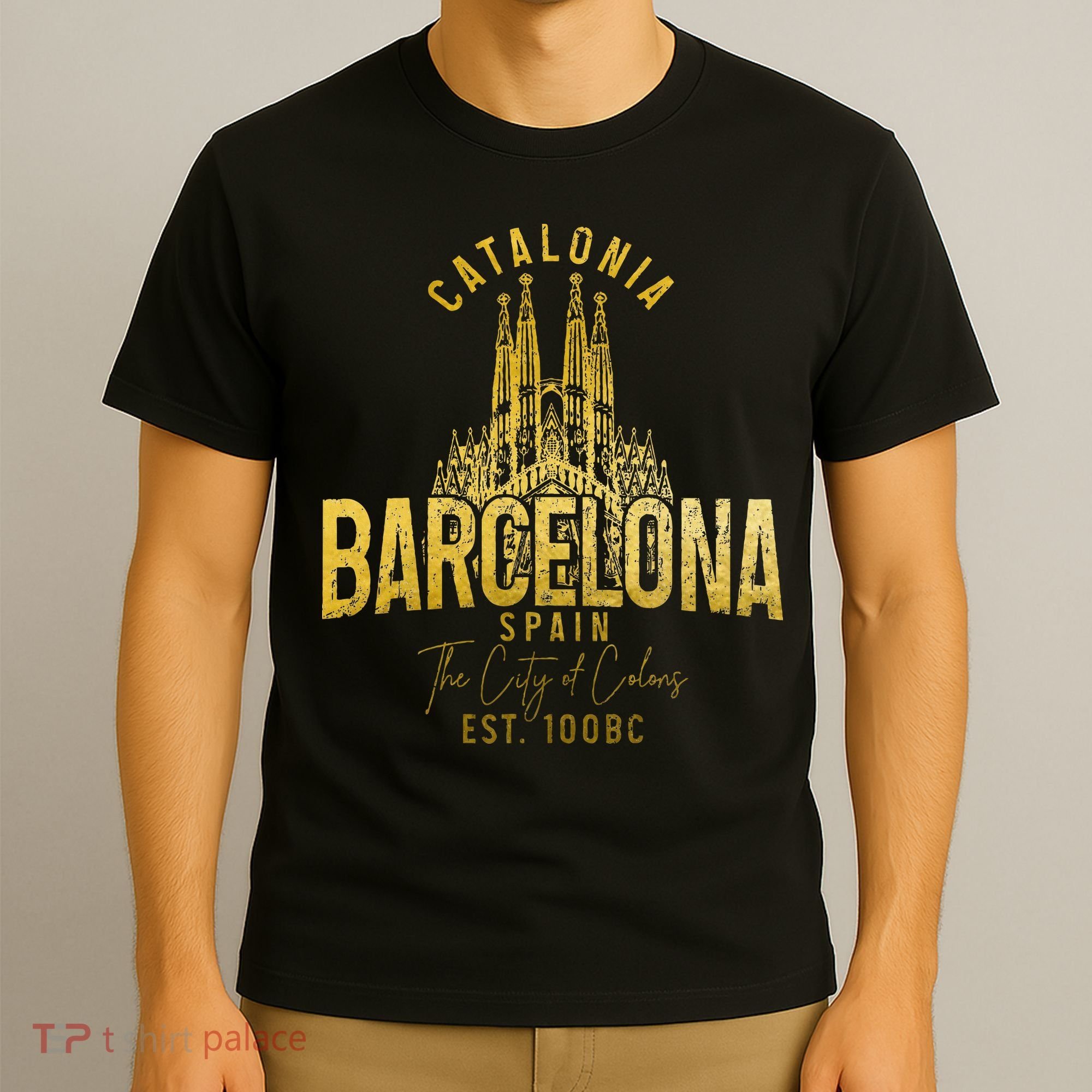 Barcelona Spain Souvenir Catalonia T-Shirt