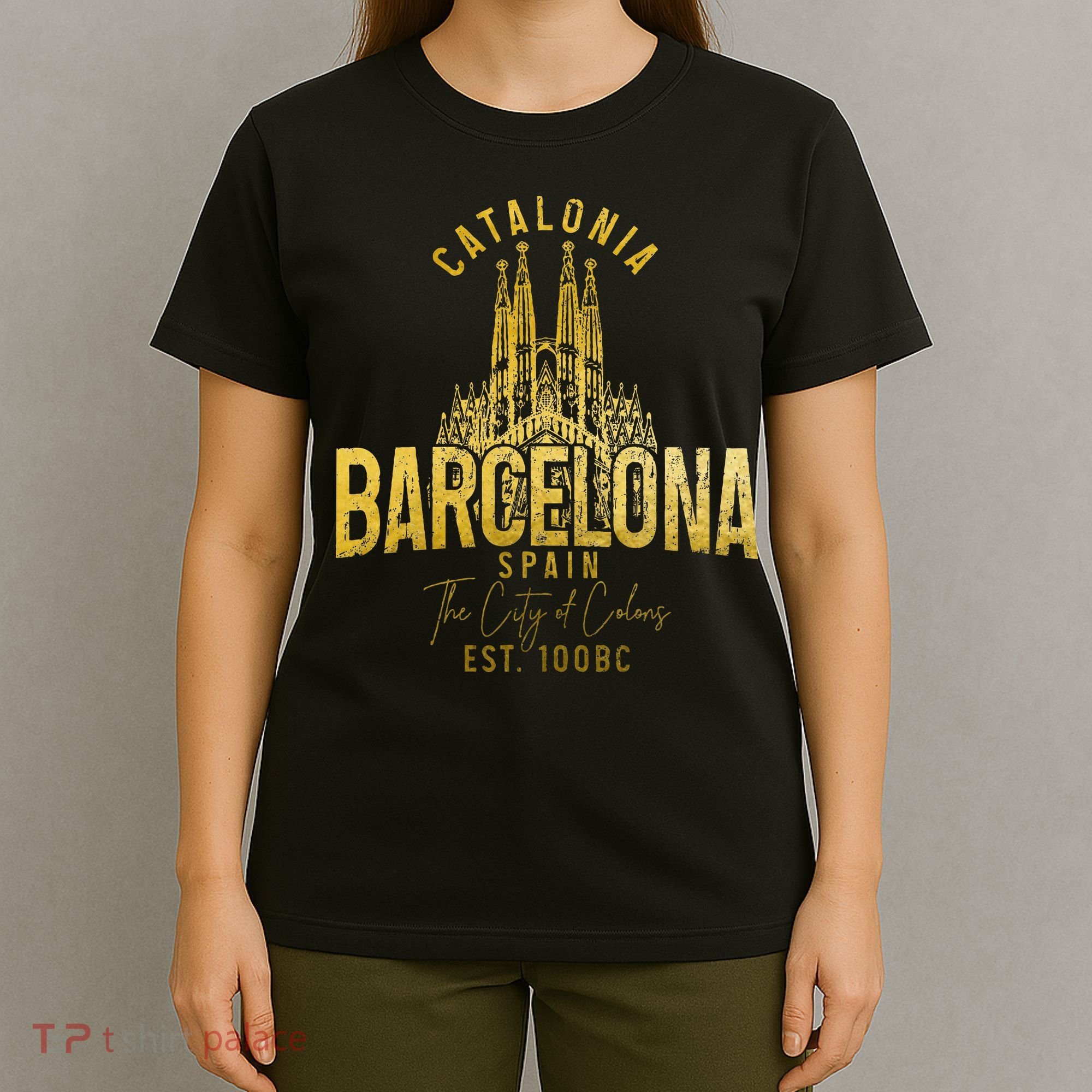 Barcelona Spain Souvenir Catalonia T-Shirt
