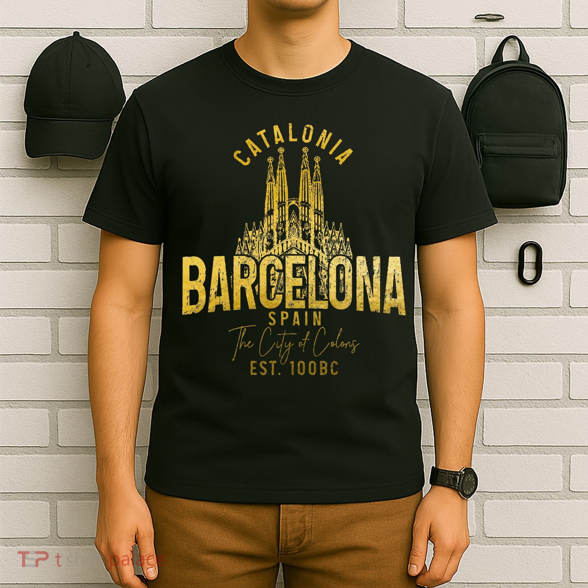 Barcelona Spain Souvenir Catalonia T-Shirt