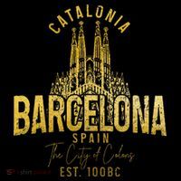 Barcelona Spain Souvenir Catalonia Button thumb 1