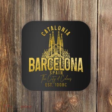 Barcelona Spain Souvenir Catalonia Coaster