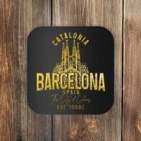 Barcelona Spain Souvenir Catalonia Coaster thumb 0