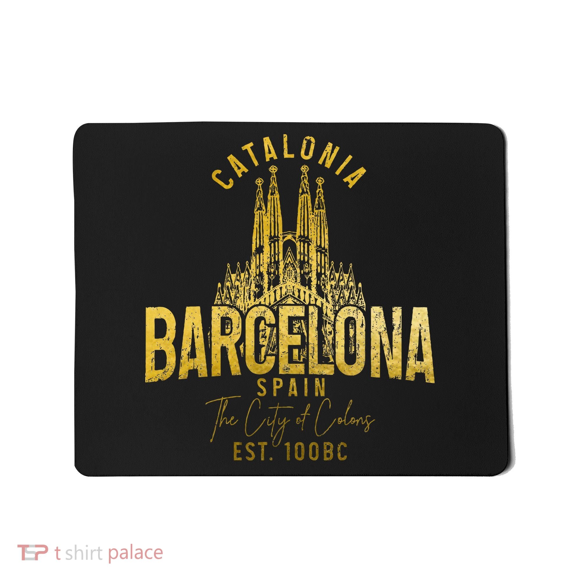Barcelona Spain Souvenir Catalonia Mousepad