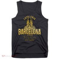 Barcelona Spain Souvenir Catalonia Tank Top thumb 0