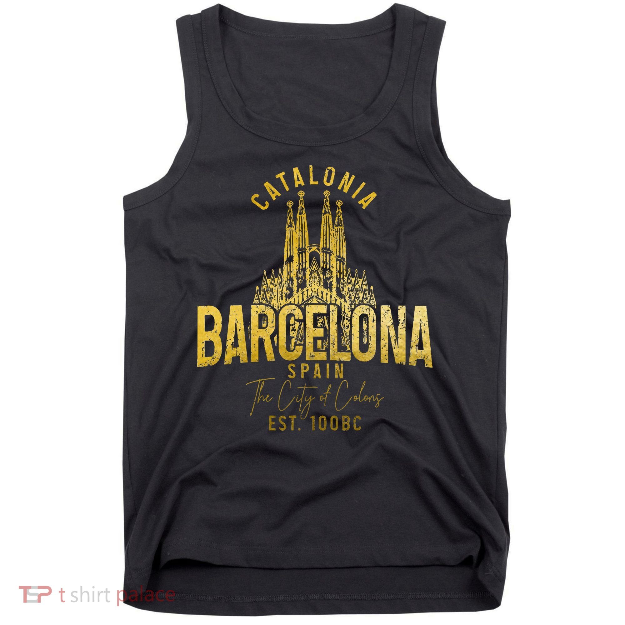 Barcelona Spain Souvenir Catalonia Tank Top