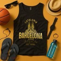 Barcelona Spain Souvenir Catalonia Tank Top thumb 4