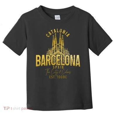 Barcelona Spain Souvenir Catalonia Toddler T-Shirt