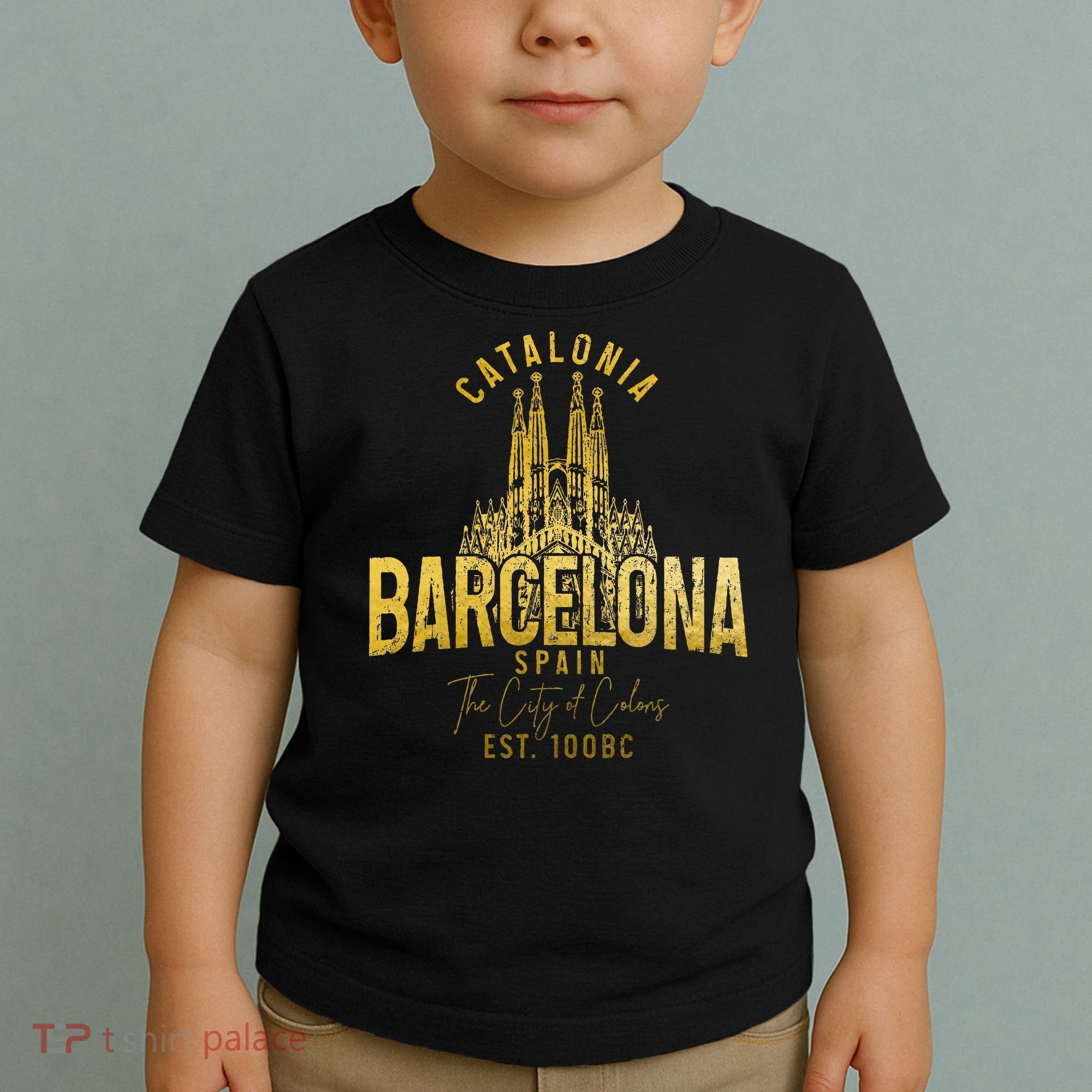 Barcelona Spain Souvenir Catalonia Toddler T-Shirt
