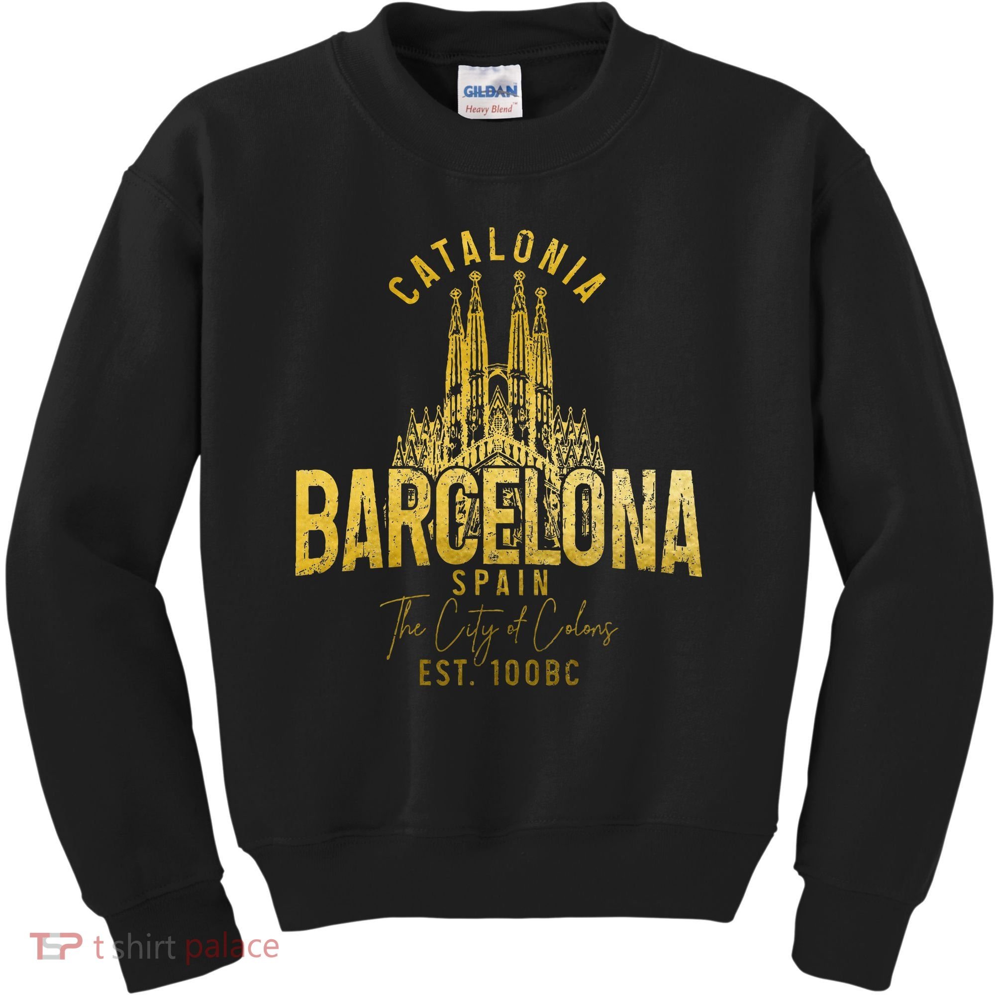 Barcelona Spain Souvenir Catalonia Kids Sweatshirt
