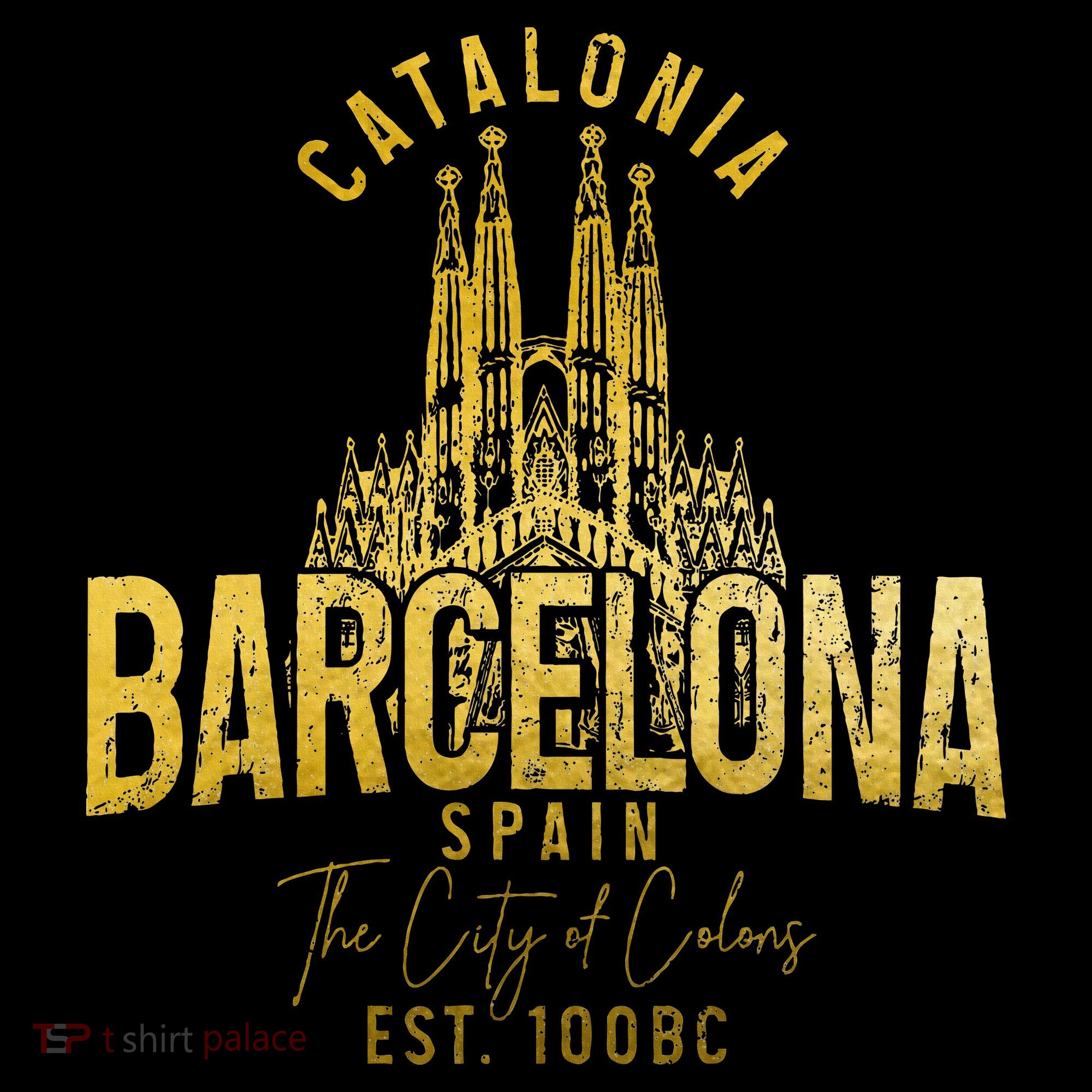 Barcelona Spain Souvenir Catalonia Kids Sweatshirt