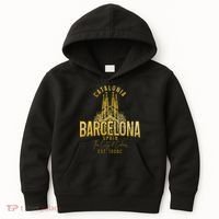Barcelona Spain Souvenir Catalonia Kids Hoodie thumb 0