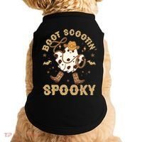 Boot Scootin Spooky Cute Halloween Cowboy Ghost Doggie Tank thumb 0