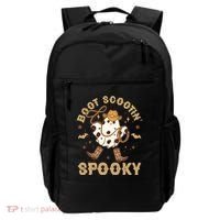Boot Scootin Spooky Cute Halloween Cowboy Ghost Backpack thumb 0