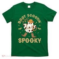 Boot Scootin Spooky Cute Halloween Cowboy Ghost T-Shirt thumb 0