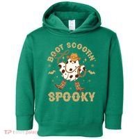 Boot Scootin Spooky Cute Halloween Cowboy Ghost Toddler Hoodie thumb 0