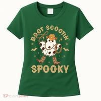 Boot Scootin Spooky Cute Halloween Cowboy Ghost Women's T-Shirt thumb 0