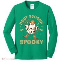 Boot Scootin Spooky Cute Halloween Cowboy Ghost Kids Long Sleeve Shirt thumb 0