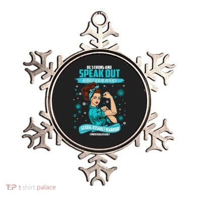 Be Strong Speak Out Against Sexual Violence Sexual Assault Warrior Ornament