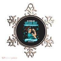 Be Strong Speak Out Against Sexual Violence Sexual Assault Warrior Ornament thumb 0