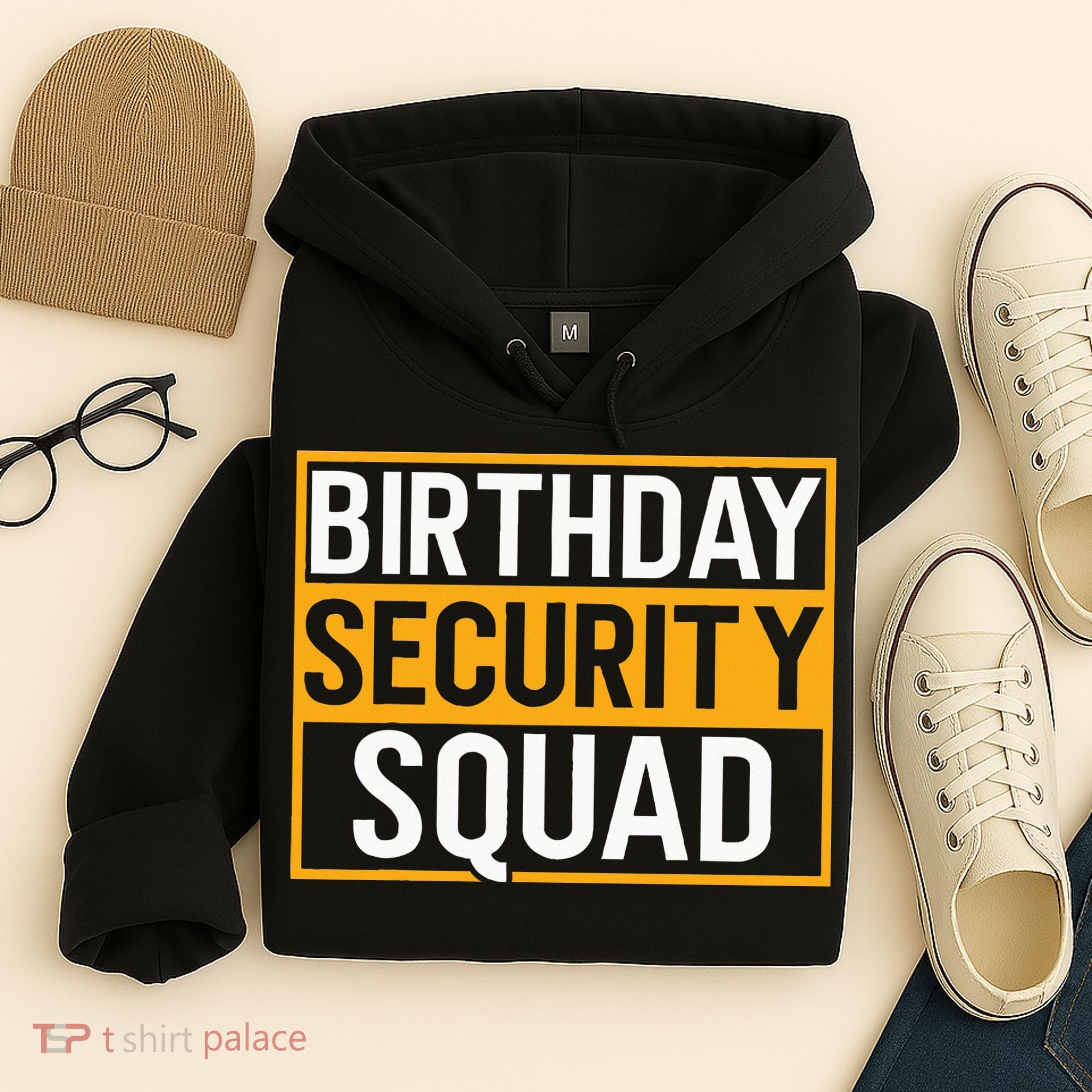 Birthday Security Squad Funny Family Party Best Ever Hoodie