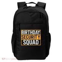 Birthday Security Squad Funny Family Party Best Ever Backpack thumb 0
