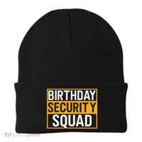 Birthday Security Squad Funny Family Party Best Ever Beanie thumb 0