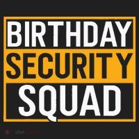Birthday Security Squad Funny Family Party Best Ever Hat thumb 2