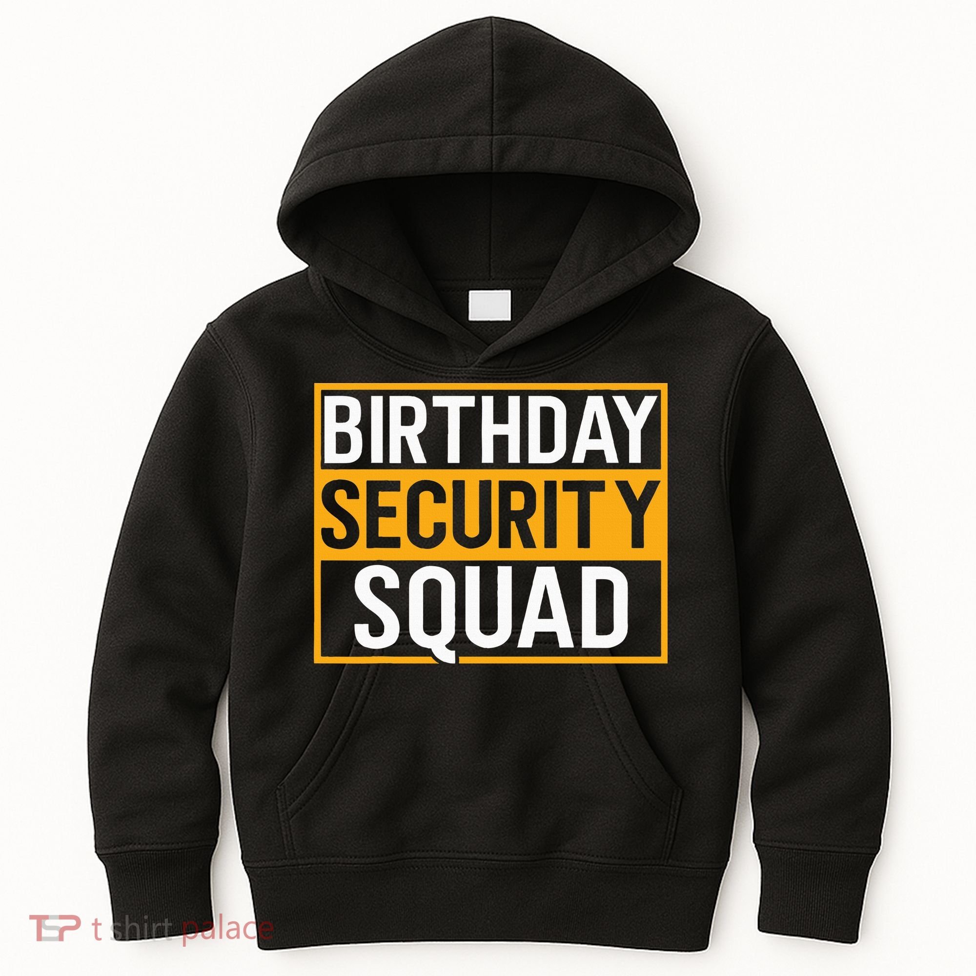 Birthday Security Squad Funny Family Party Best Ever Kids Hoodie