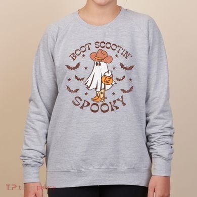 Boot Scootin Spooky Western Halloween Retro Fall Halloween Women's Sweatshirt