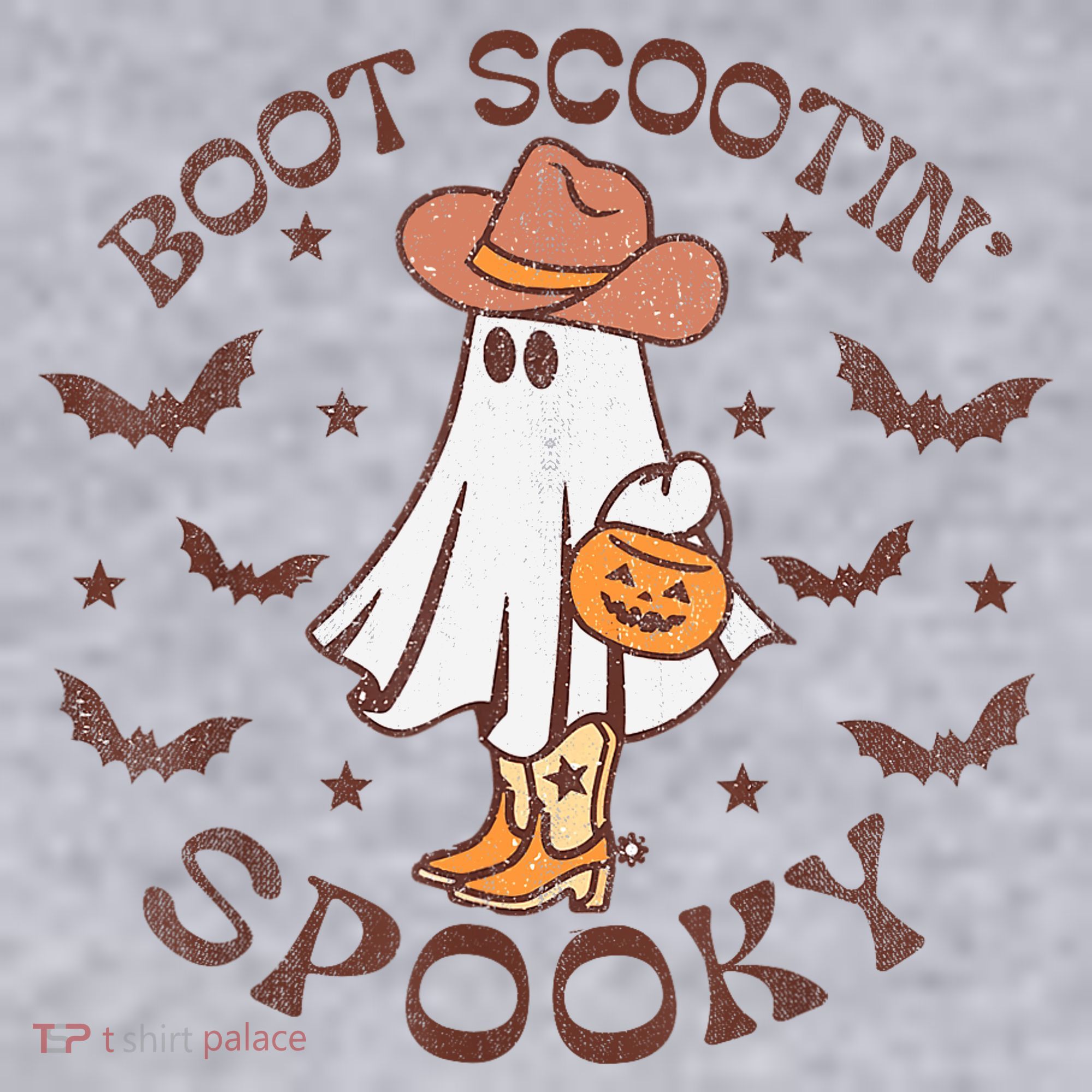 Boot Scootin Spooky Western Halloween Retro Fall Halloween Women's Sweatshirt