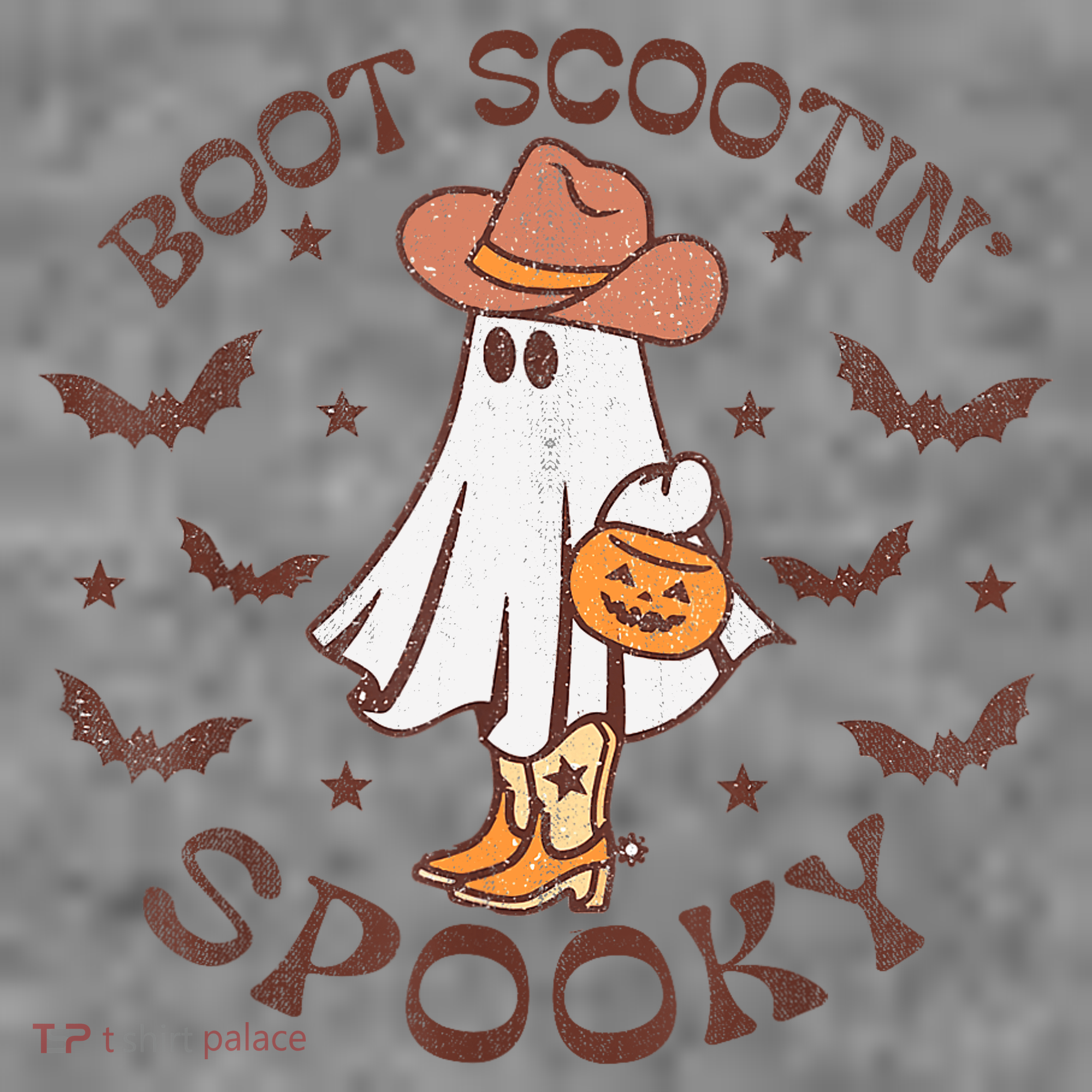 Boot Scootin Spooky Western Halloween Retro Fall Halloween Toddler Hoodie