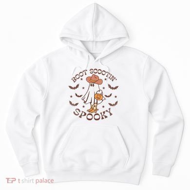 Boot Scootin Spooky Western Halloween Retro Fall Halloween Hoodie