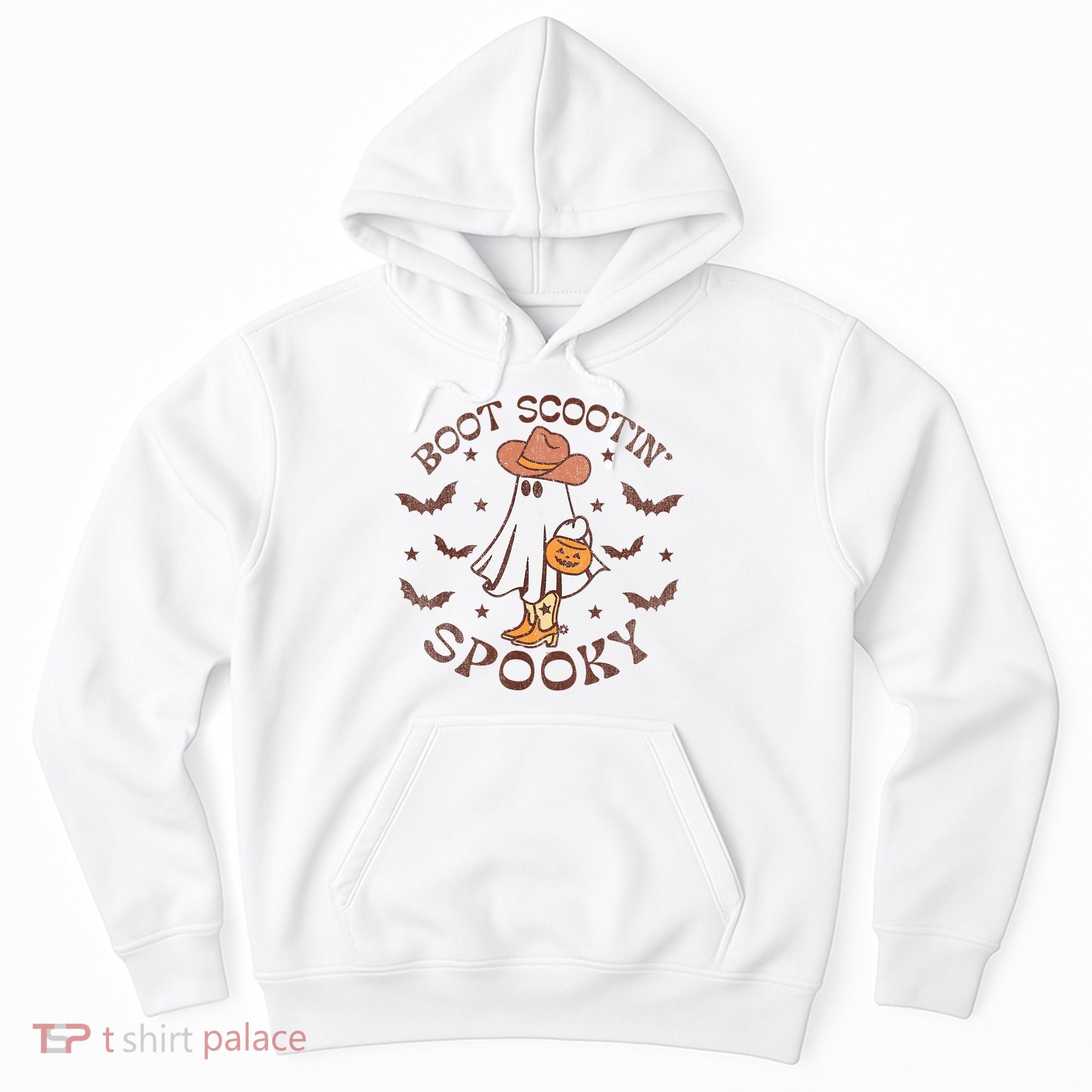 Boot Scootin Spooky Western Halloween Retro Fall Halloween Hoodie