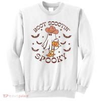 Boot Scootin Spooky Western Halloween Retro Fall Halloween Sweatshirt thumb 0