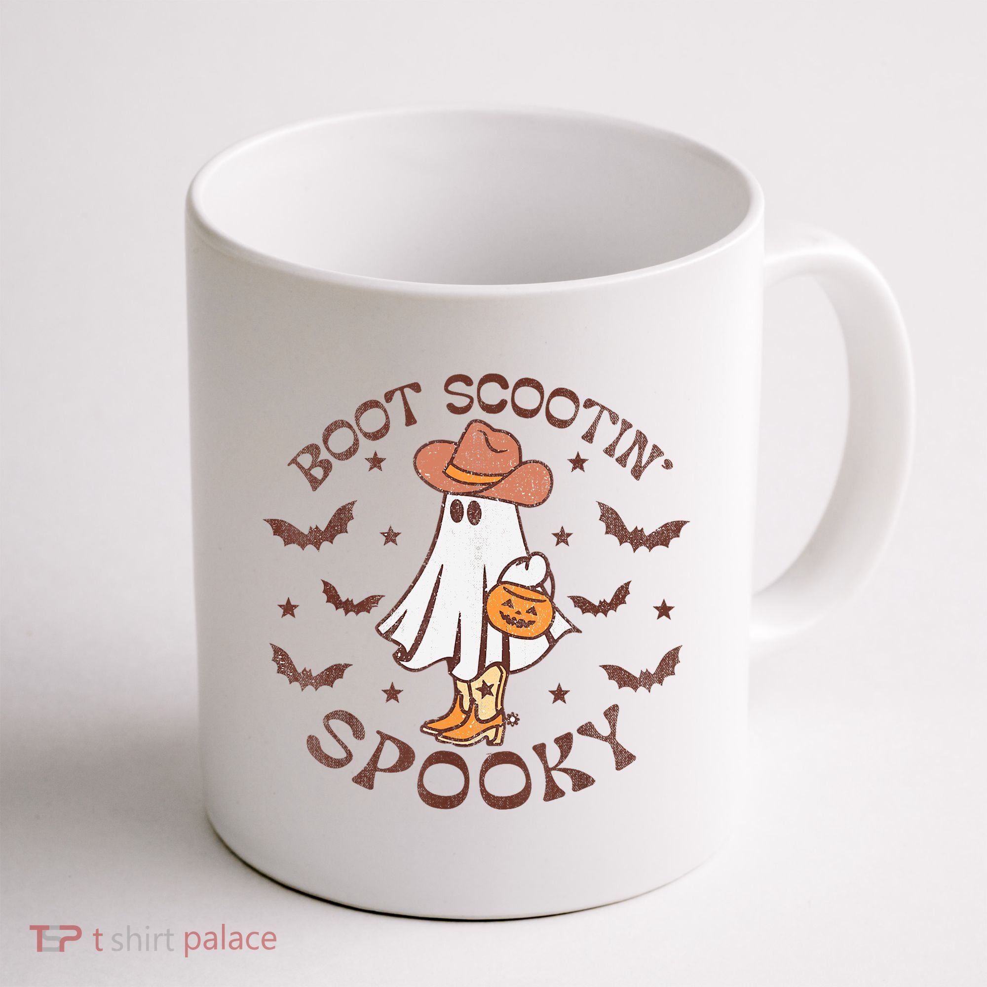 Boot Scootin Spooky Western Halloween Retro Fall Halloween Coffee Mug
