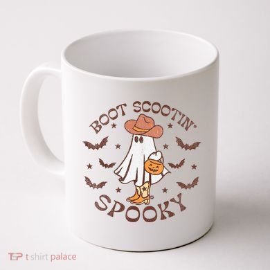 Boot Scootin Spooky Western Halloween Retro Fall Halloween Coffee Mug