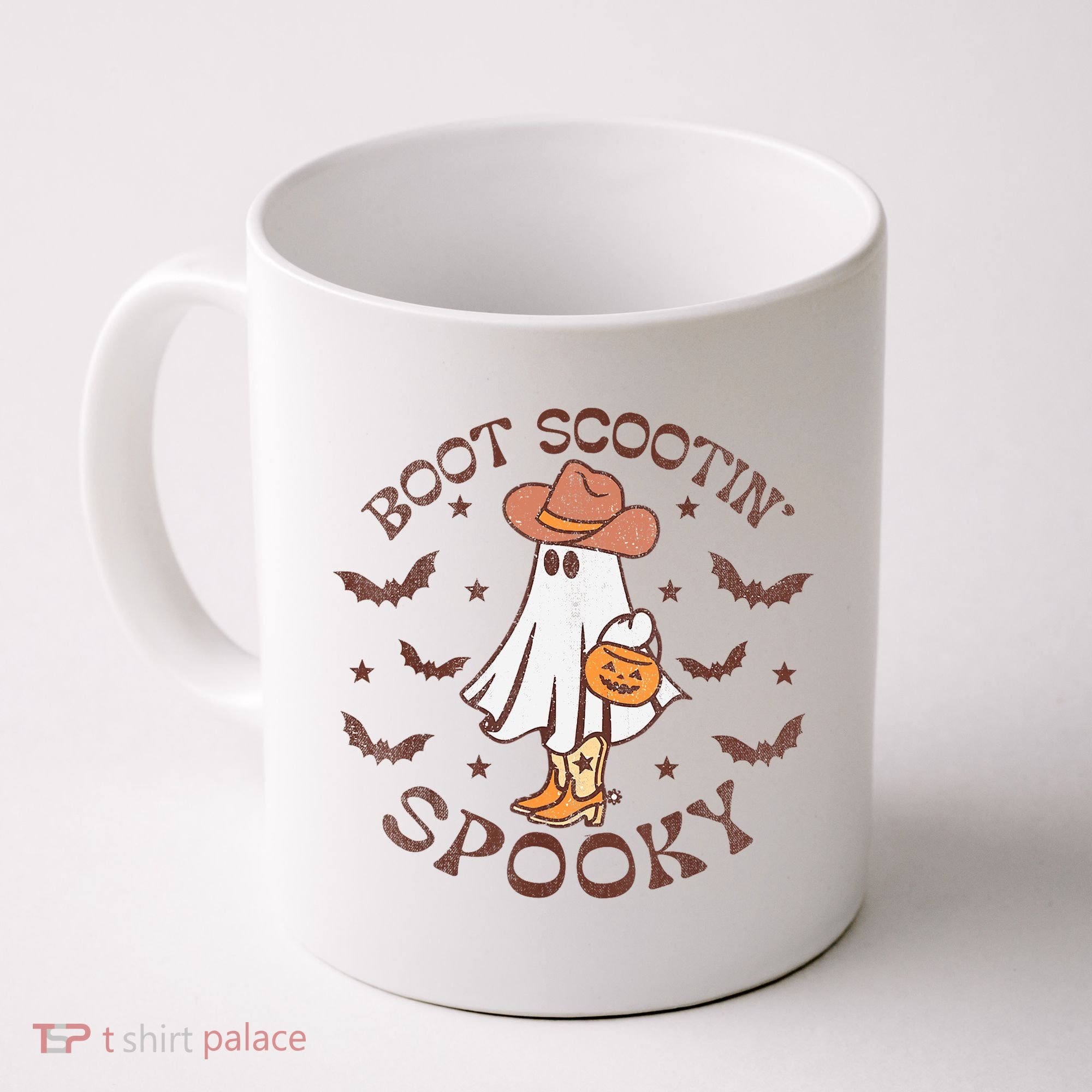 Boot Scootin Spooky Western Halloween Retro Fall Halloween Coffee Mug