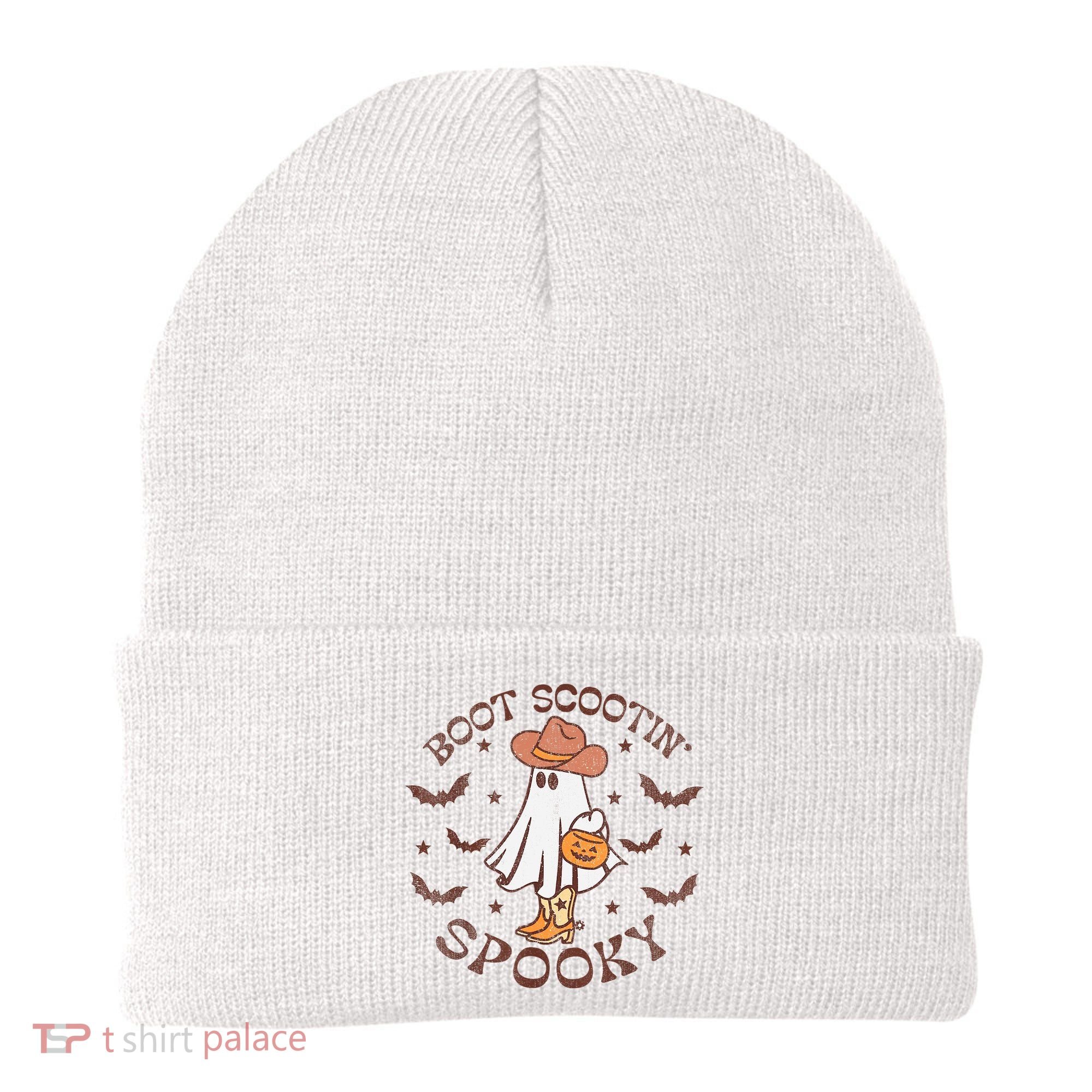 Boot Scootin Spooky Western Halloween Retro Fall Halloween Beanie