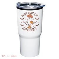 Boot Scootin Spooky Western Halloween Retro Fall Halloween Tumbler thumb 0