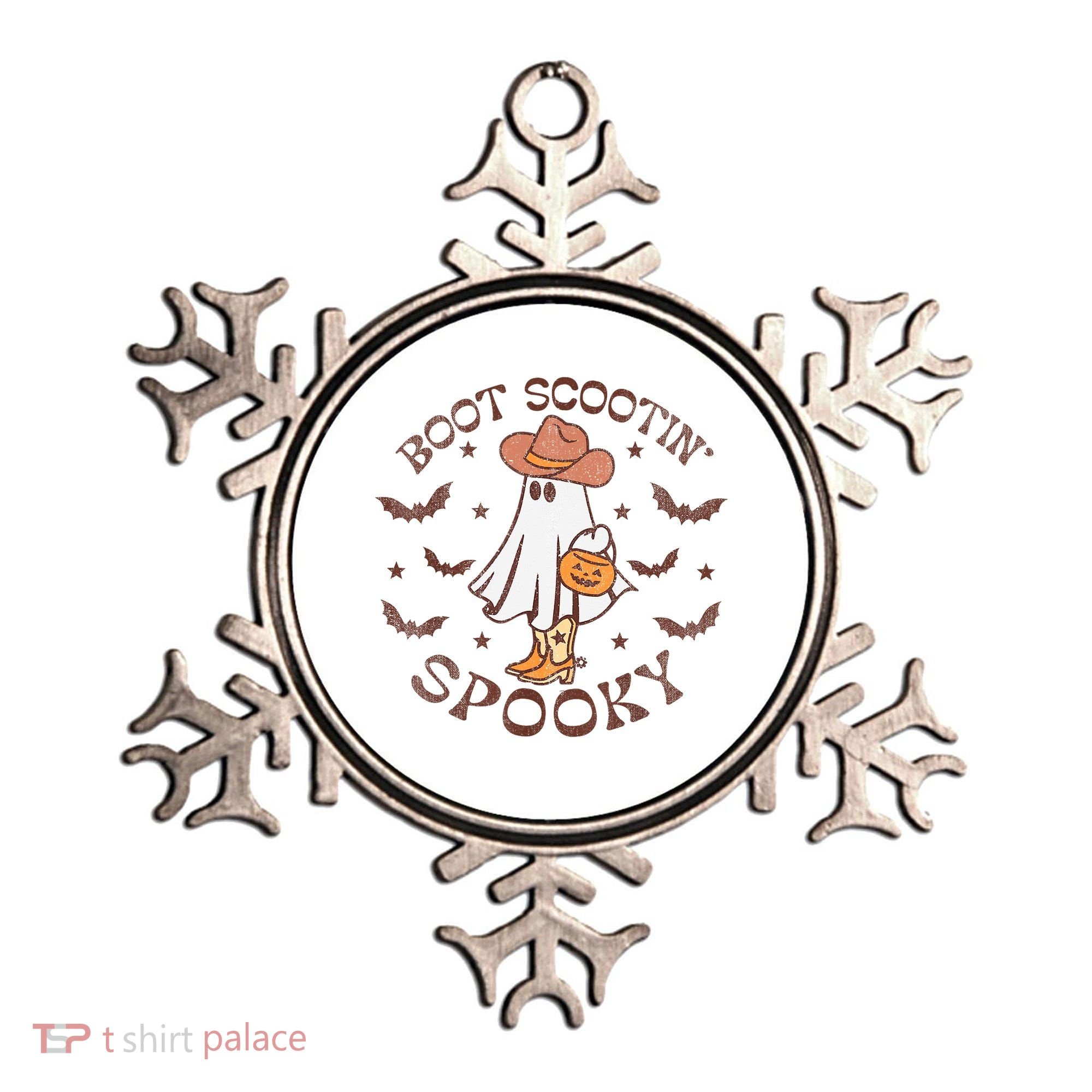 Boot Scootin Spooky Western Halloween Retro Fall Halloween Ornament