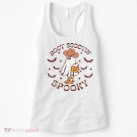 Boot Scootin Spooky Western Halloween Retro Fall Halloween Women's Tank Top thumb 0