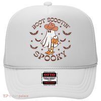 Boot Scootin Spooky Western Halloween Retro Fall Halloween Hat thumb 0