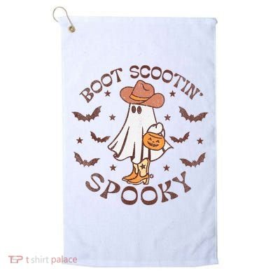 Boot Scootin Spooky Western Halloween Retro Fall Halloween Golf Towel