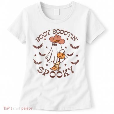 Boot Scootin Spooky Western Halloween Retro Fall Halloween Women's T-Shirt