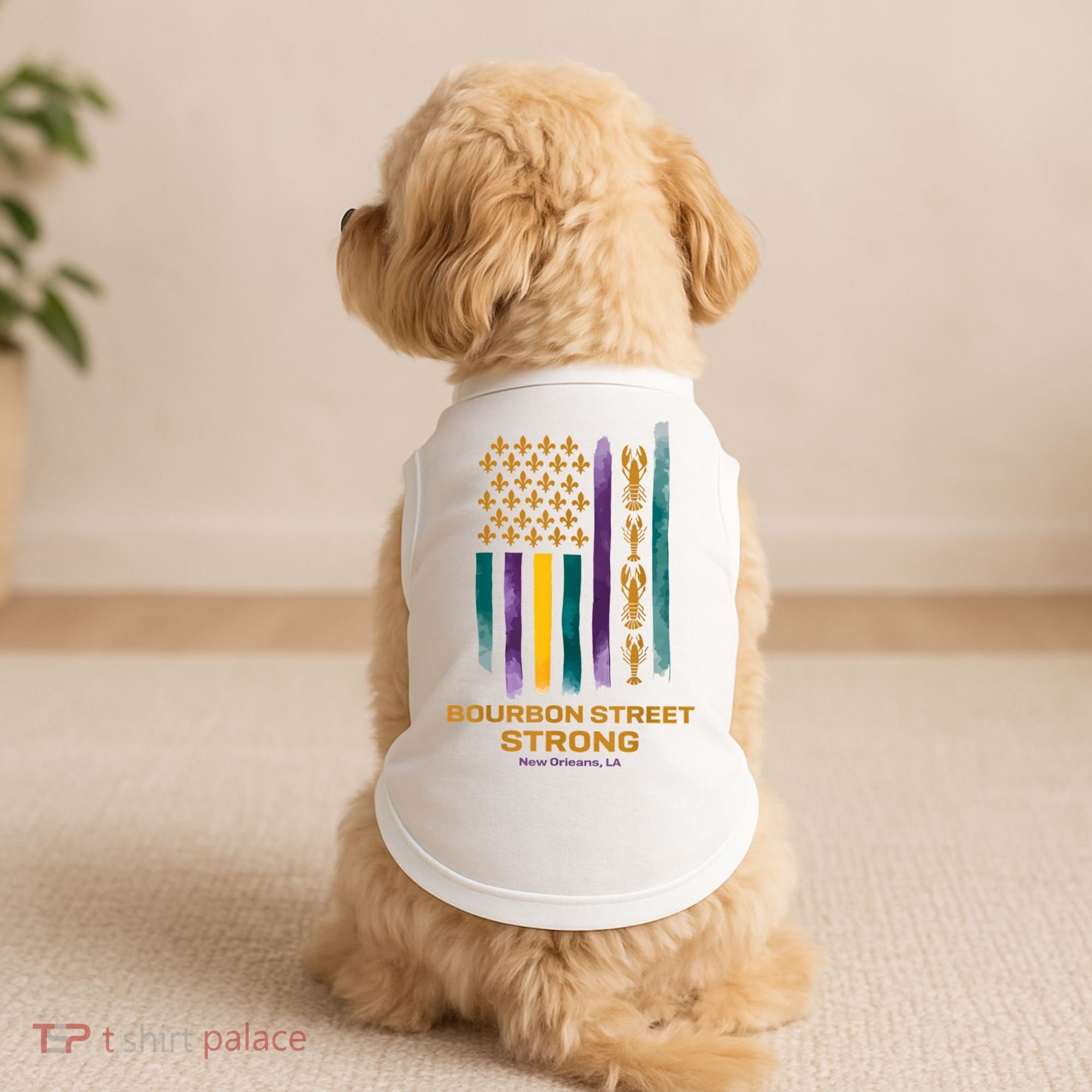 Bourbon Street Strong Us Doggie Tank