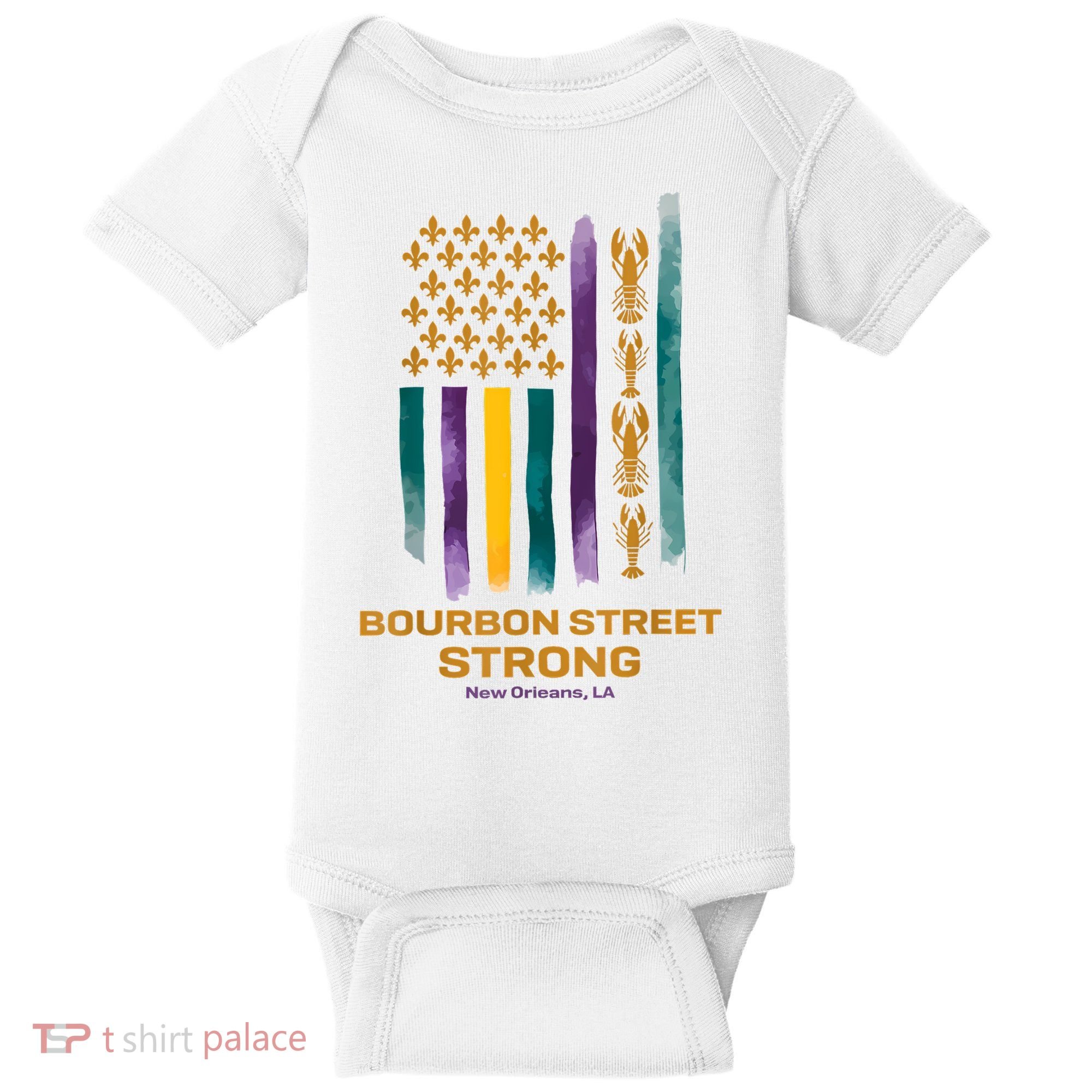 Bourbon Street Strong Us Baby Bodysuit